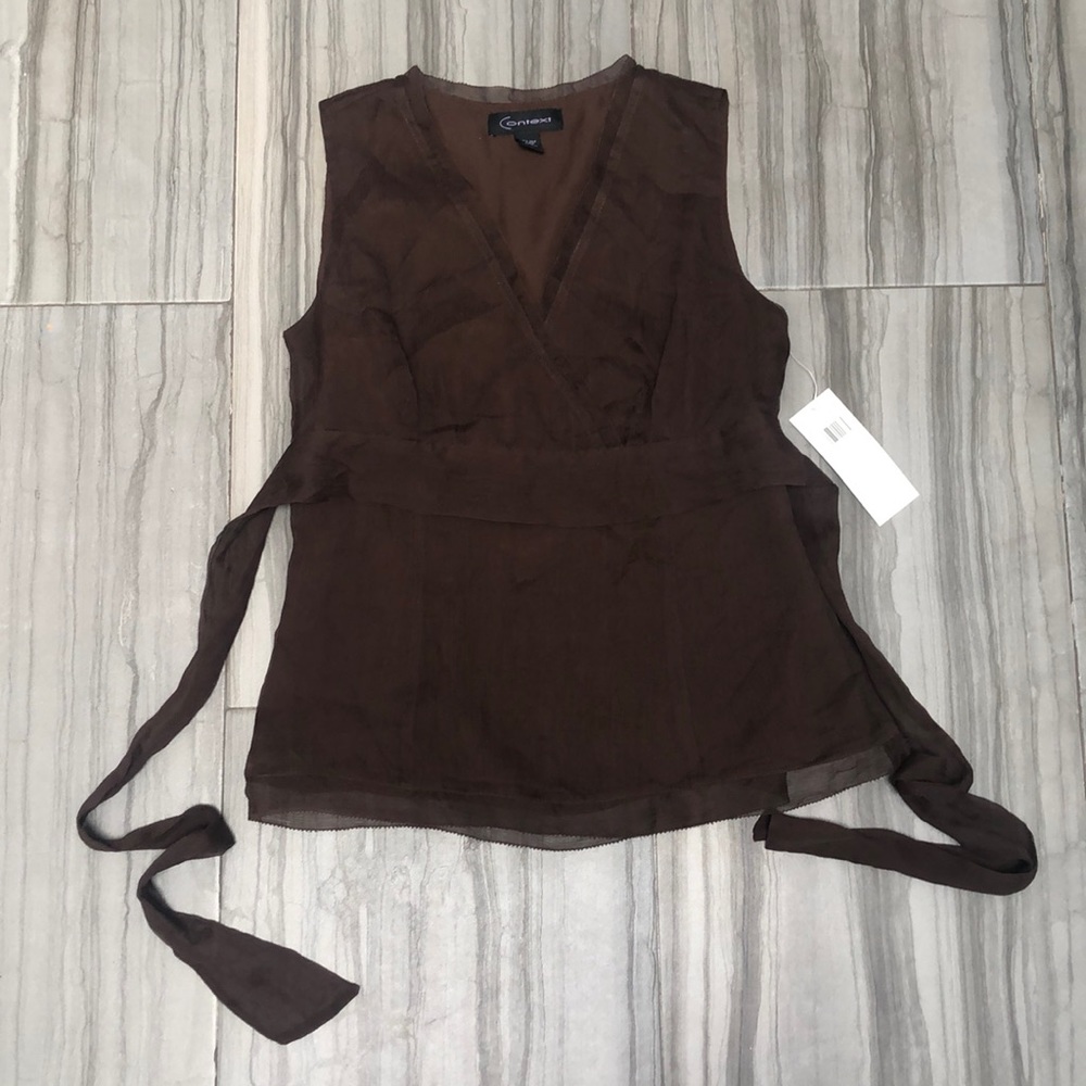 NWT brown top
